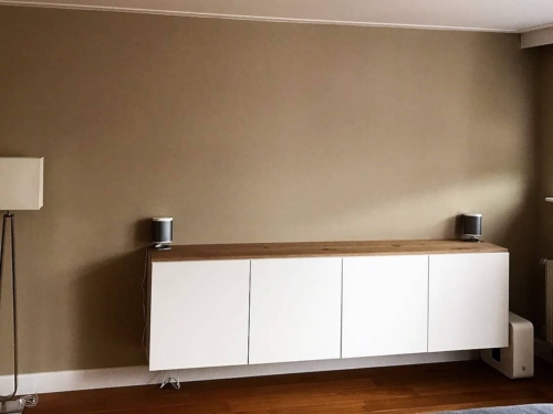 Maatwerk zwevend tv-meubel of dressoir